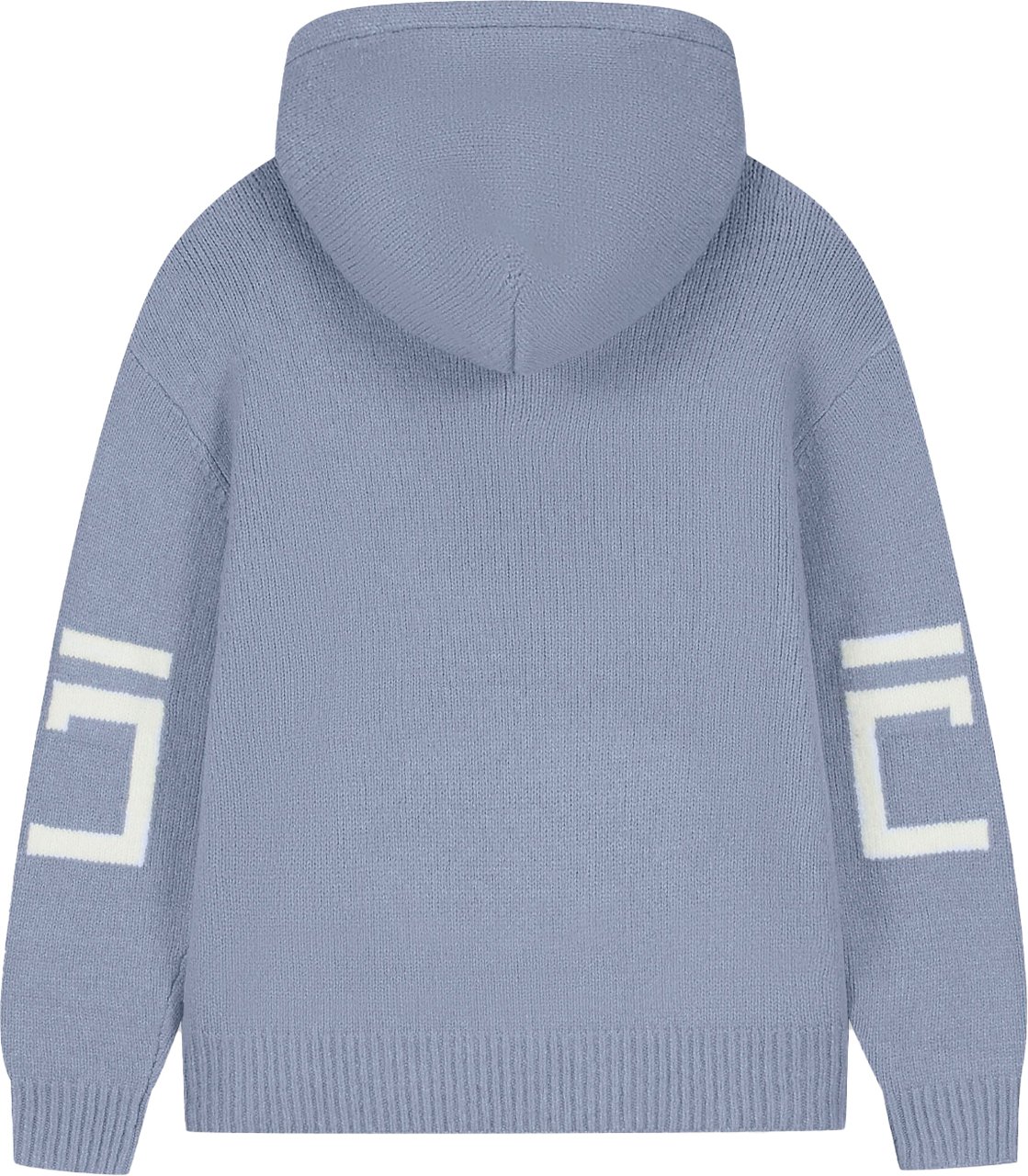JORCUSTOM Knit Zip Hoodie Blauw
