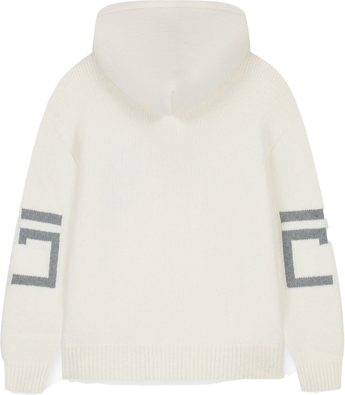 JORCUSTOM Knit Zip Hoodie Wit