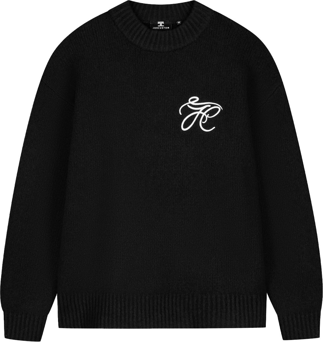 JORCUSTOM Knitsweater Zwart