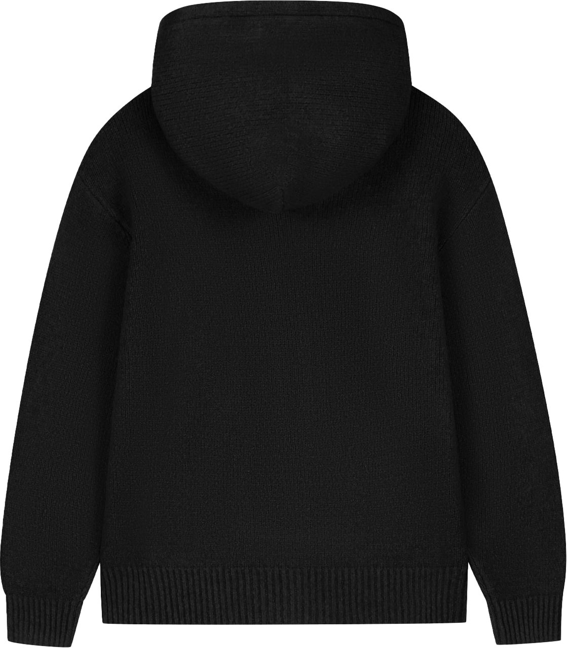 JORCUSTOM Knitwear Zipped Hoodie Zwart