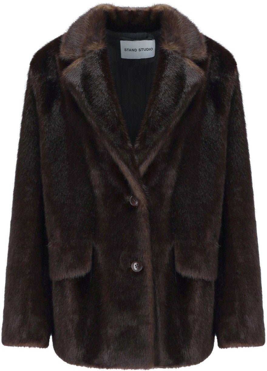 Stand Studio Coats Brown Bruin
