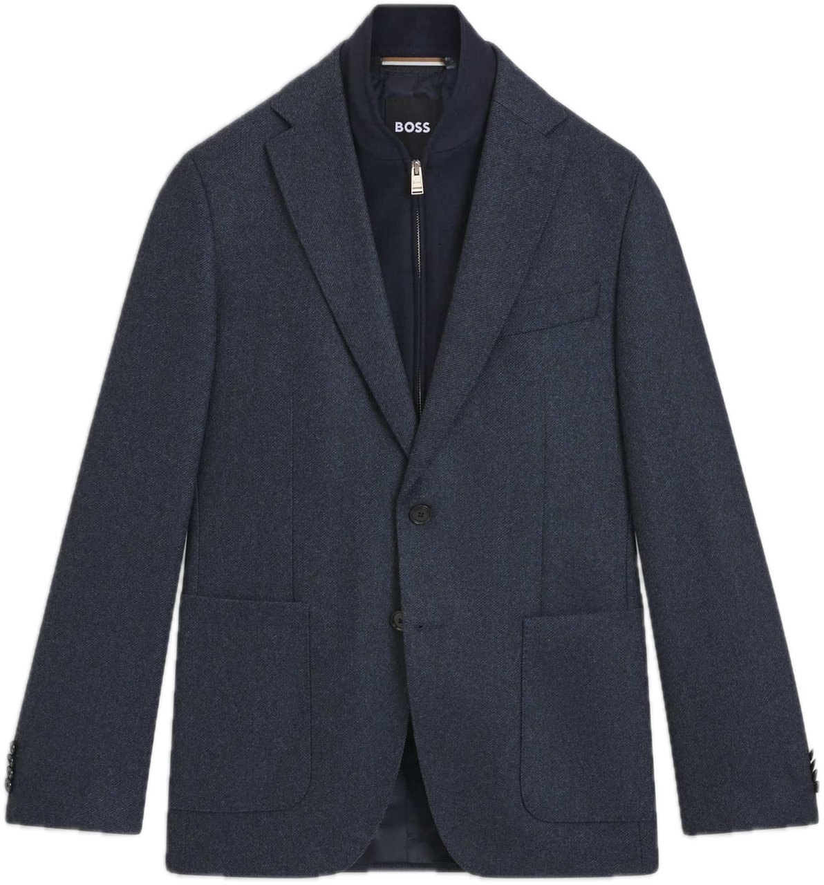 Boss H-Hutson-Bib-254 Dark Blue Blauw