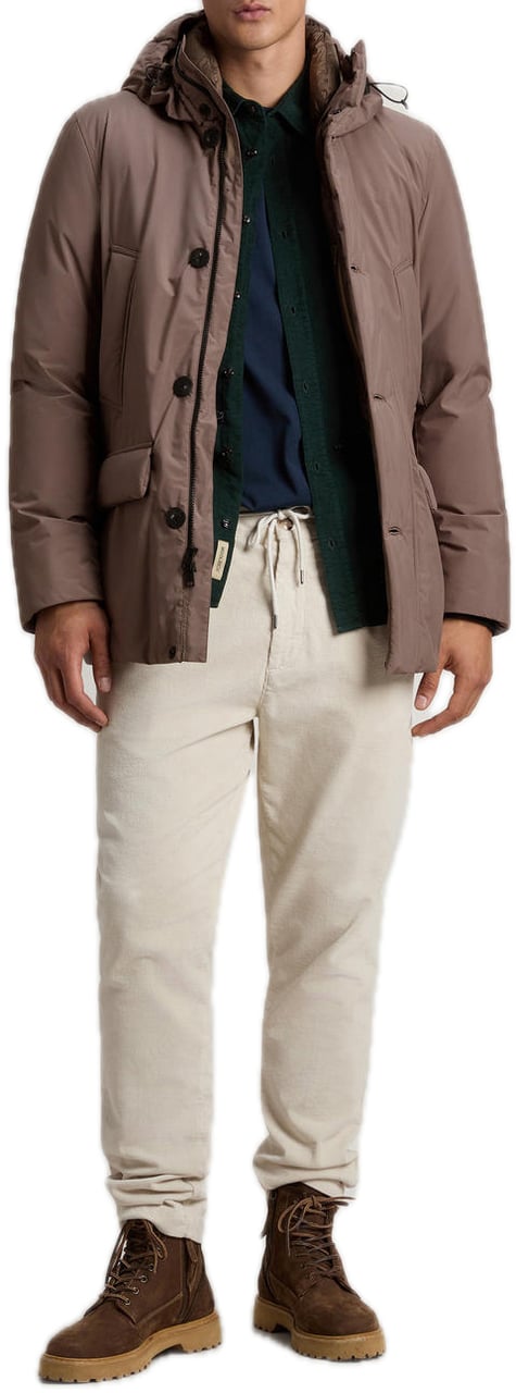 Woolrich Men Cloud Arctic Parka Falcon Brown Bruin