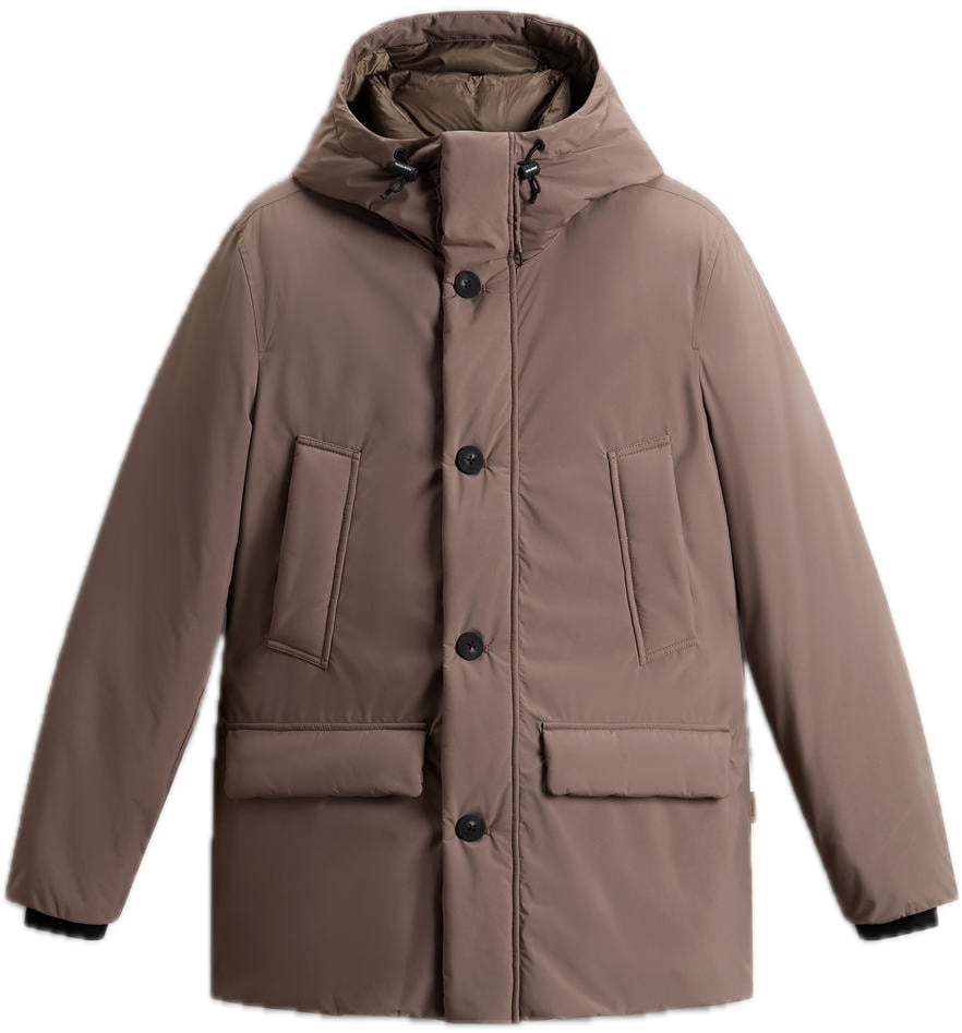 Woolrich Men Cloud Arctic Parka Falcon Brown Bruin
