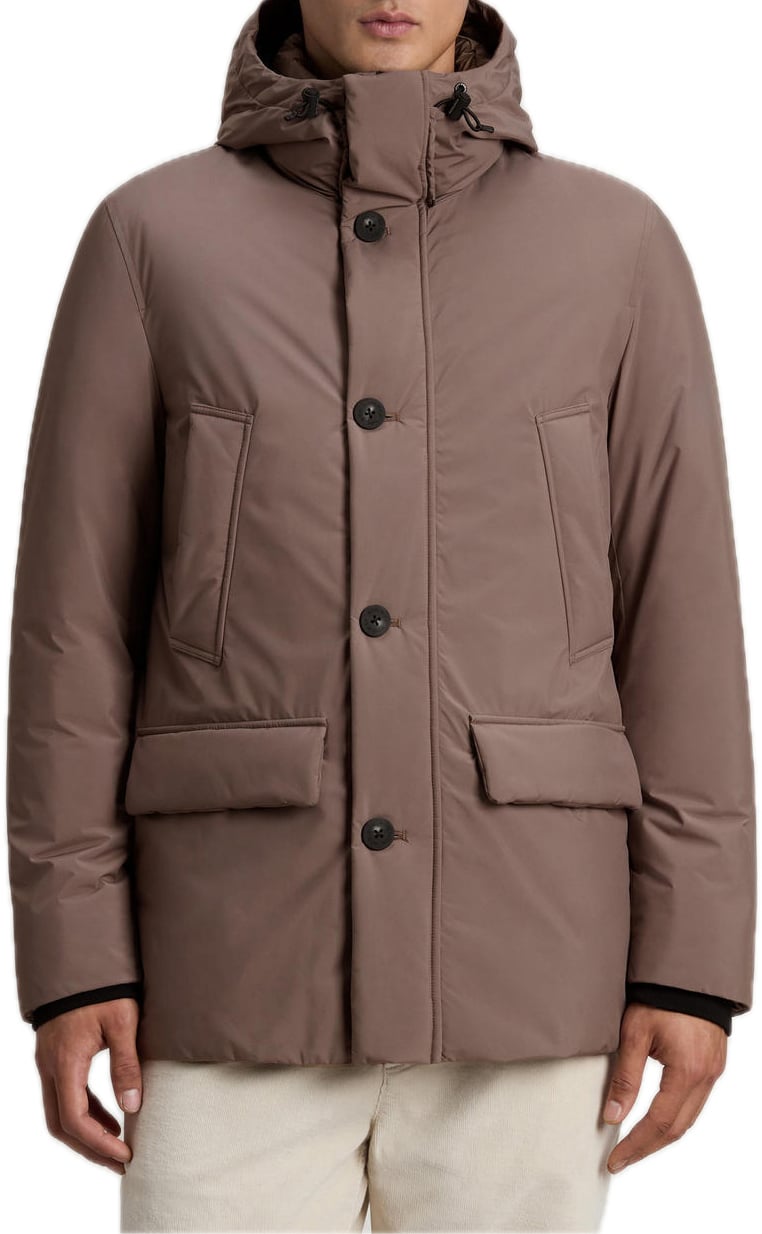 Woolrich Men Cloud Arctic Parka Falcon Brown Bruin