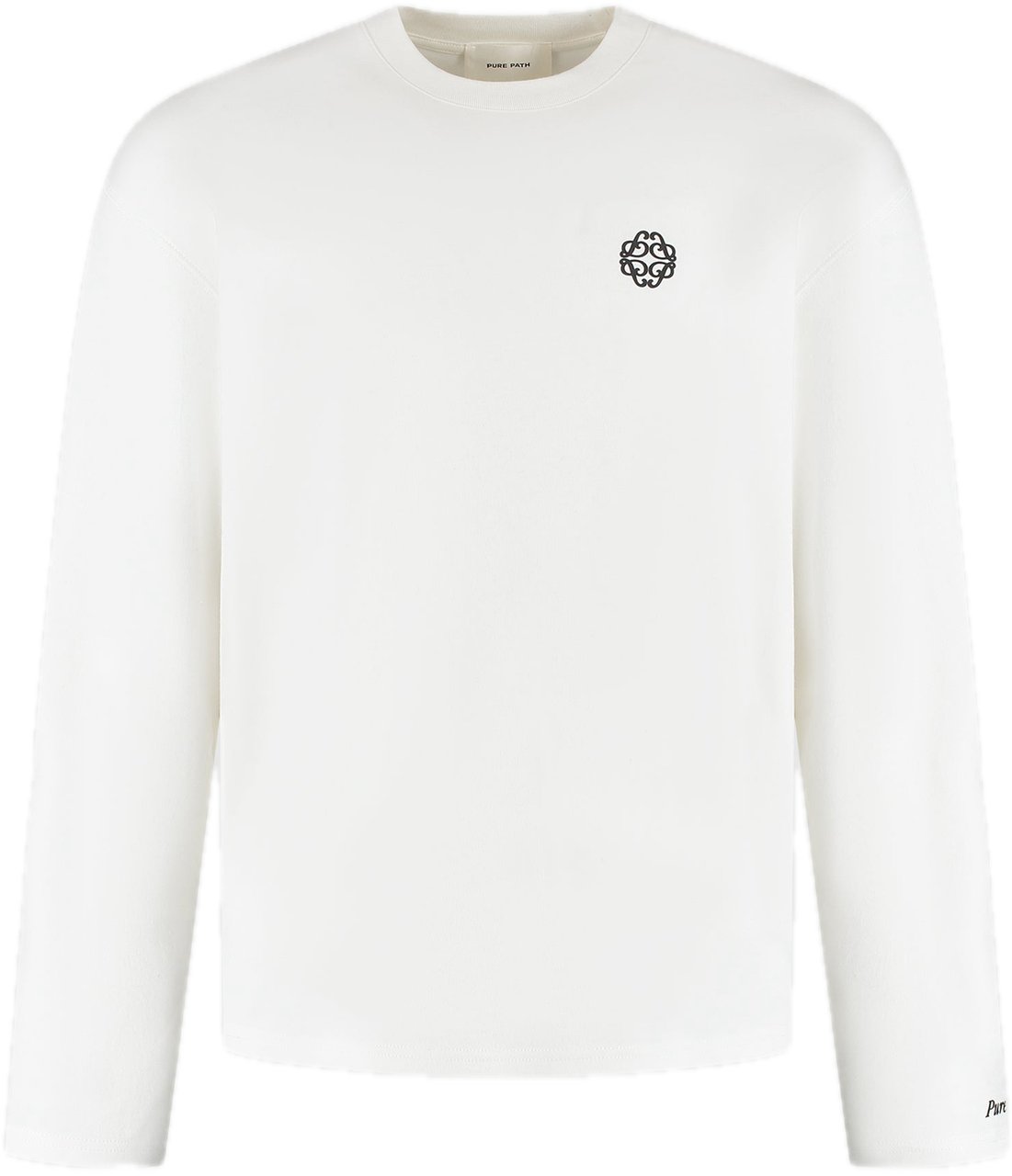 Pure Path oversized longsleeve off white wit Wit
