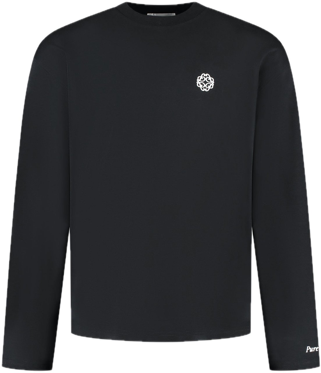 Pure Path oversized longsleeve black Zwart