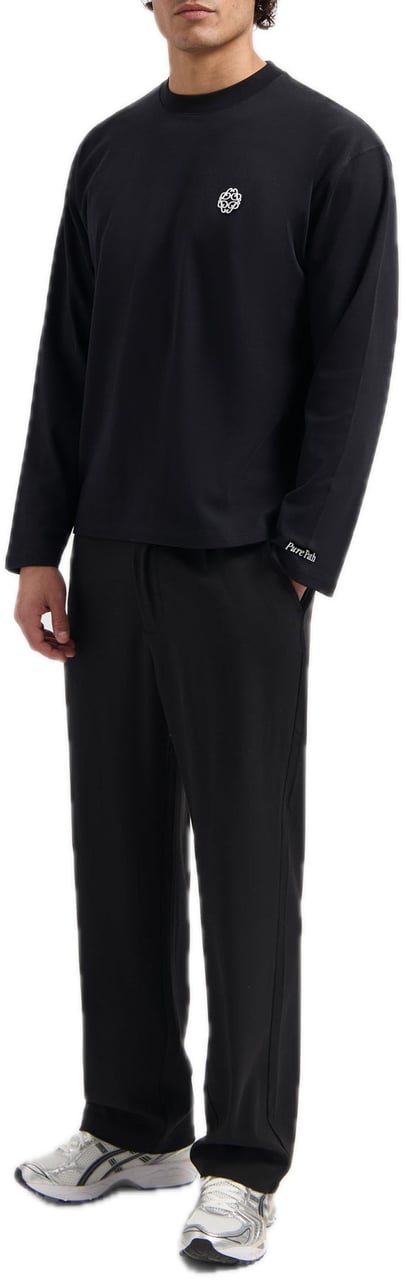 Pure Path oversized longsleeve black Zwart
