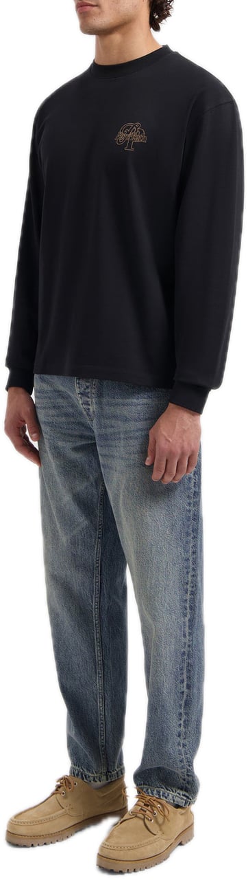 Pure Path oversized longsleeve black Zwart