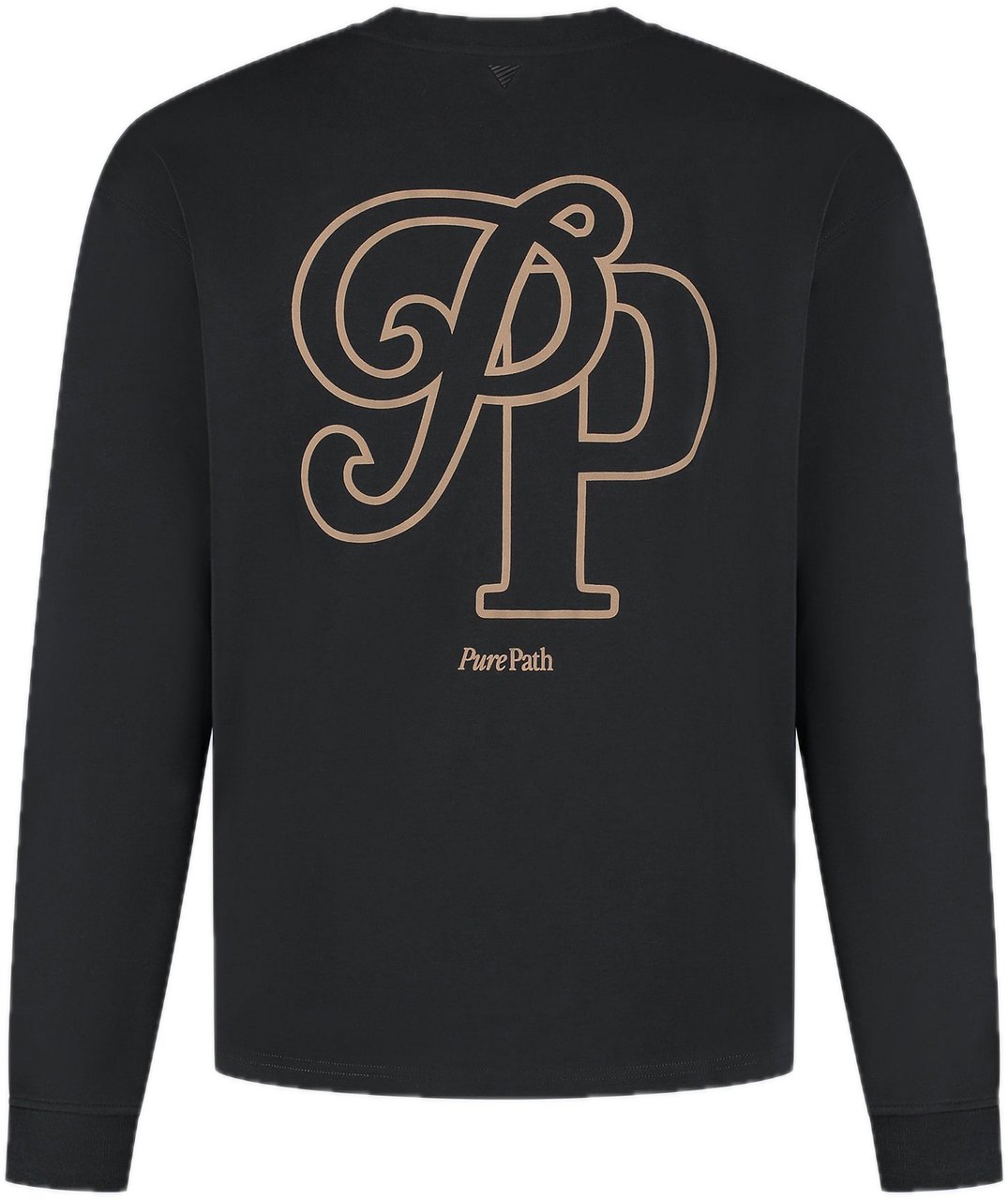 Pure Path oversized longsleeve black Zwart