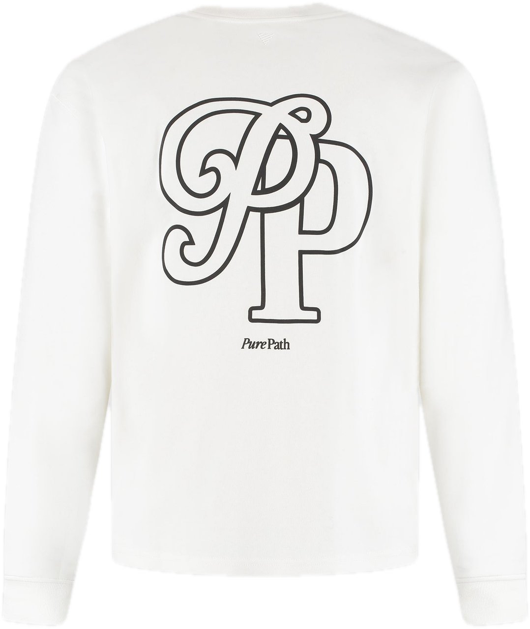 Pure Path oversized longsleeve off white wit Wit