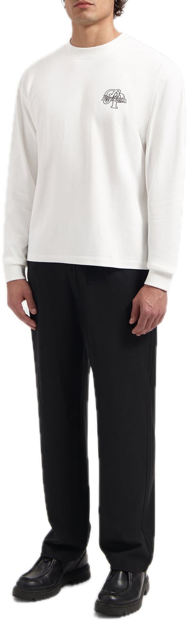 Pure Path oversized longsleeve off white wit Wit