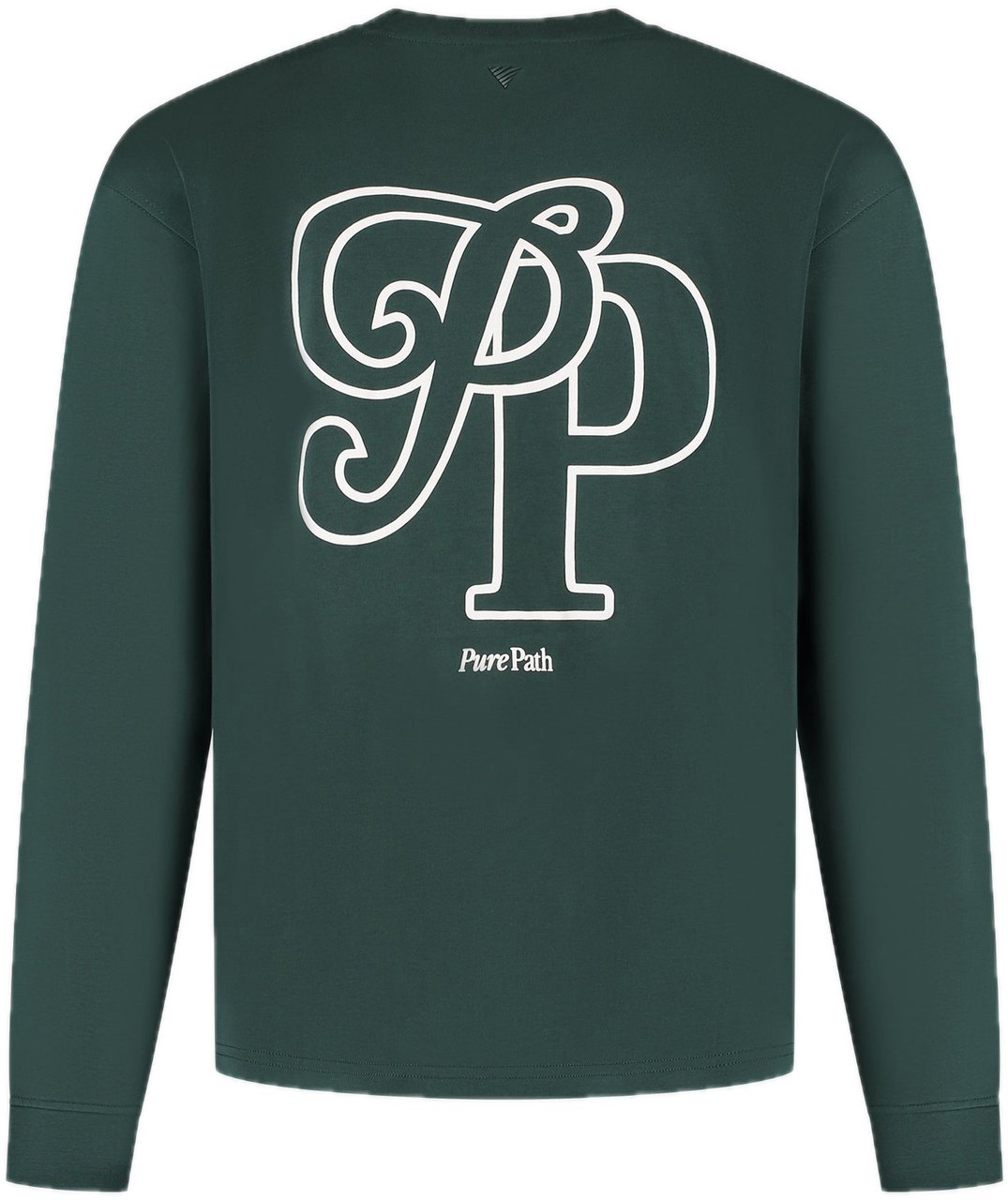 Pure Path oversized longsleeve Dark Green Groen