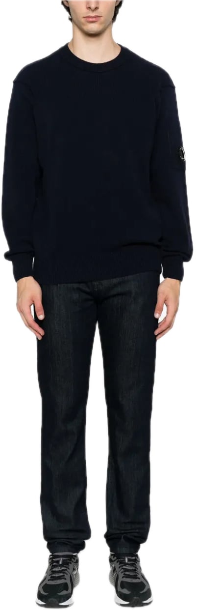 CP Company pull wol blauw Blauw