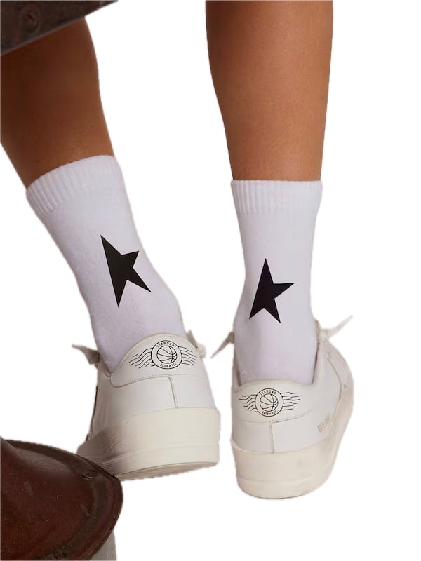 Golden Goose sokken wit ster Wit