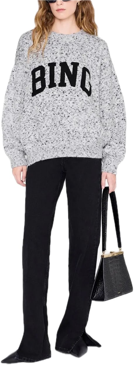 Anine Bing knitwear grey logo Grijs
