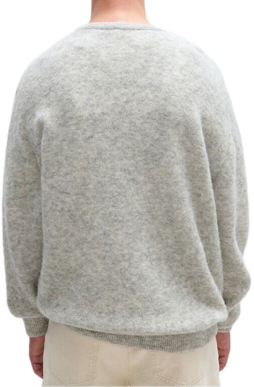 American Vintage pull grijs logo Grijs