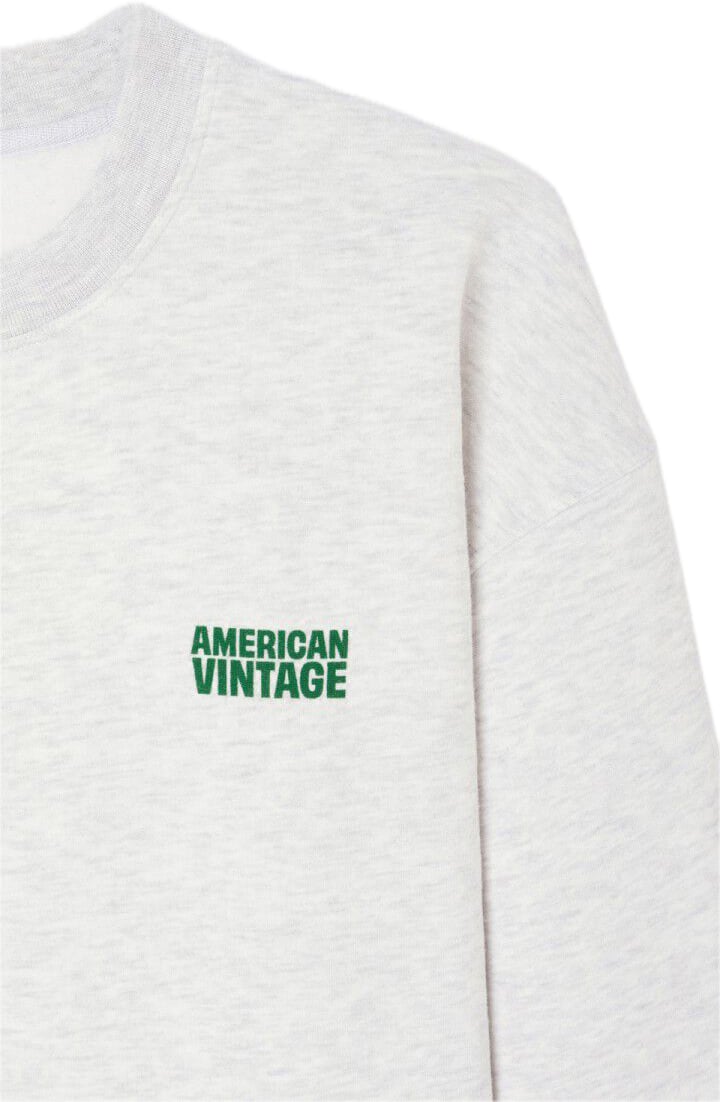 American Vintage sweater grey Grijs