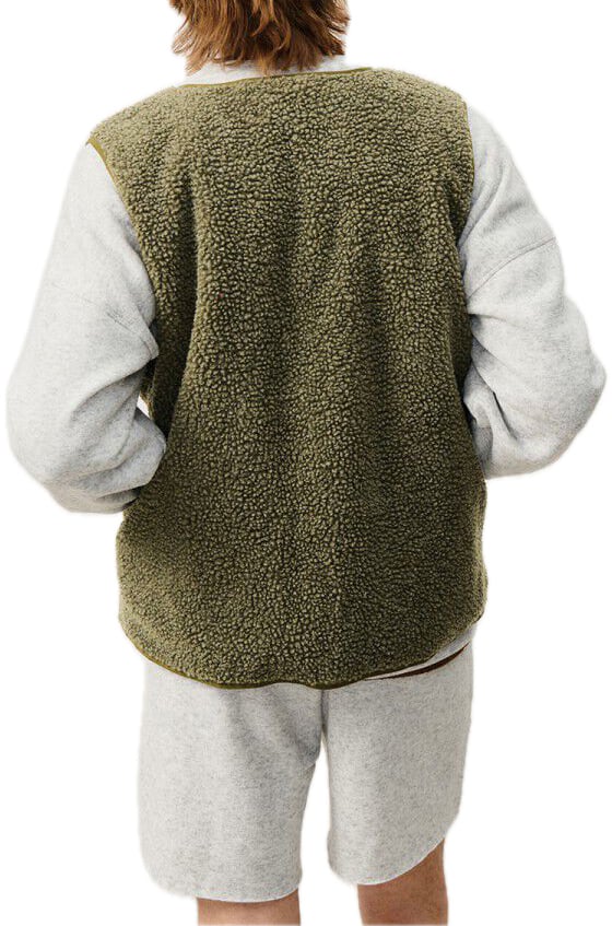 American Vintage bodywarmer khaki Groen