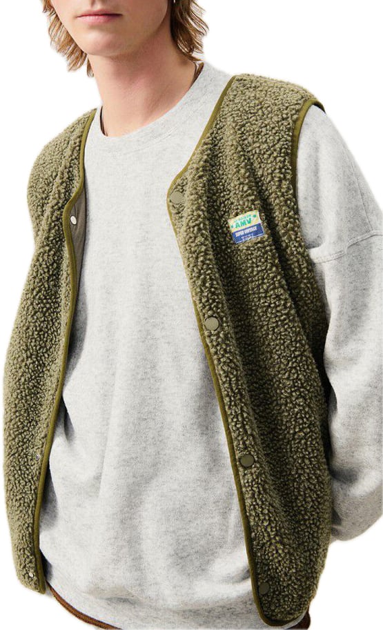 American Vintage bodywarmer khaki Groen
