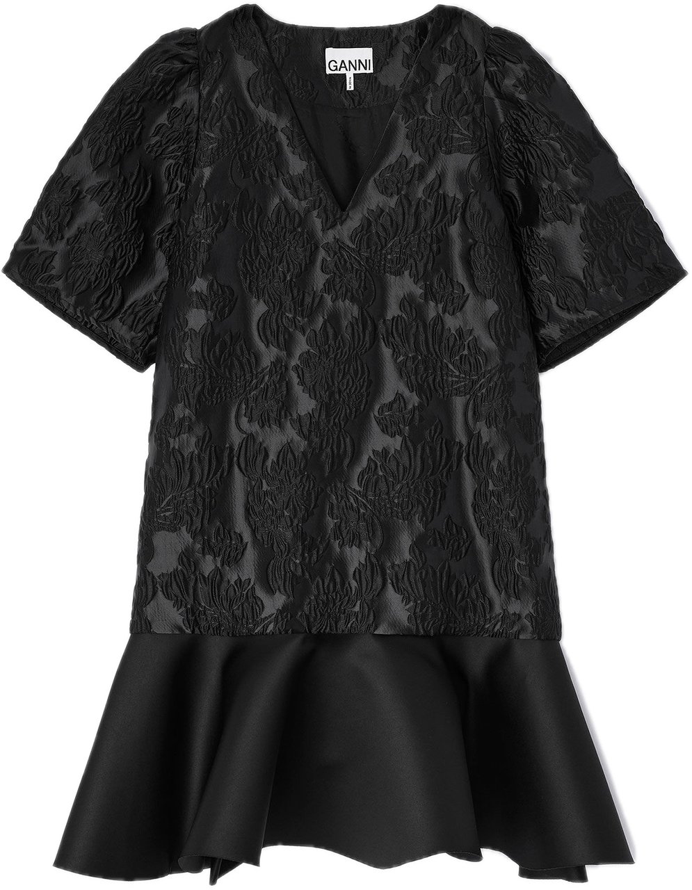 Ganni dress black Zwart