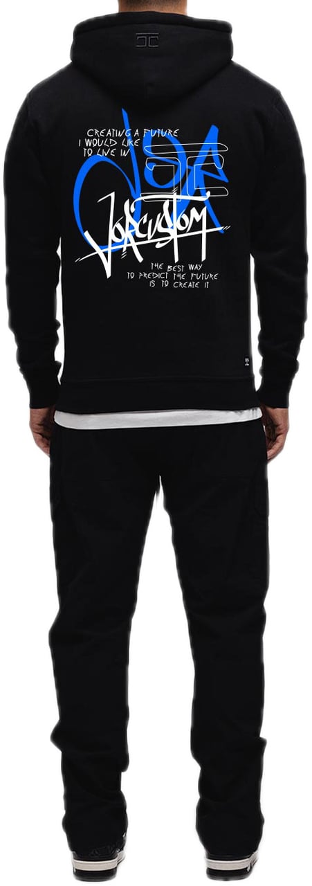 JORCUSTOM Future Sf Hoodie Black Zwart