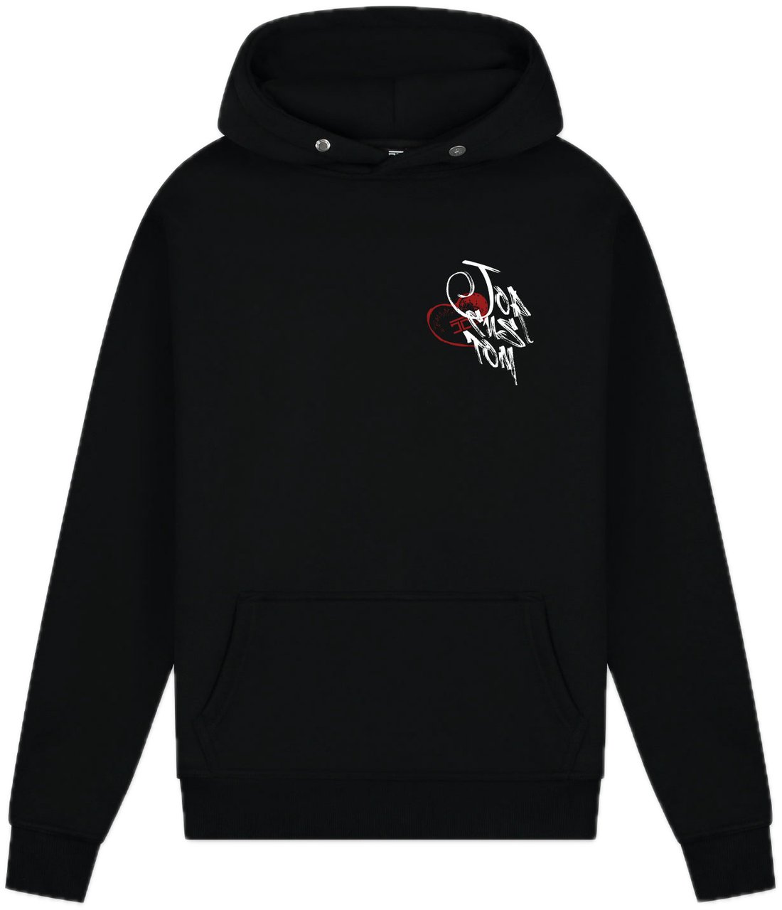 JORCUSTOM LoveAngel Sf Hoodie Black Zwart
