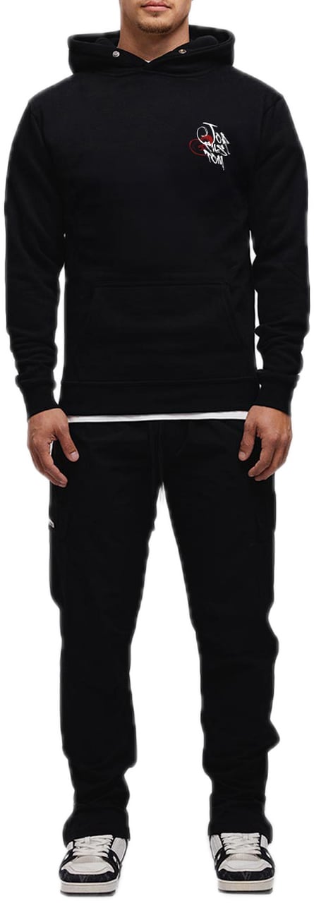 JORCUSTOM LoveAngel Sf Hoodie Black Zwart