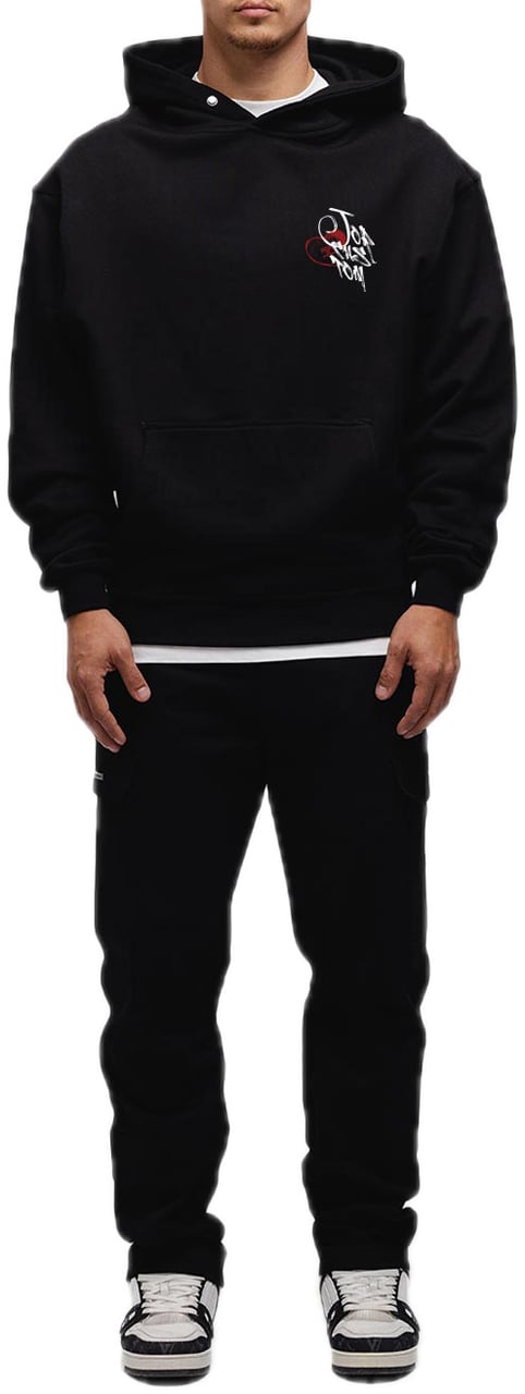 JORCUSTOM LoveAngel Os Hoodie Black Zwart