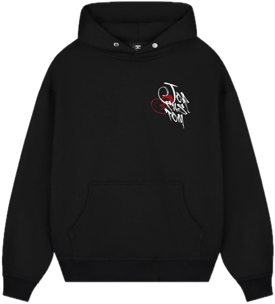 JORCUSTOM LoveAngel Os Hoodie Black Zwart