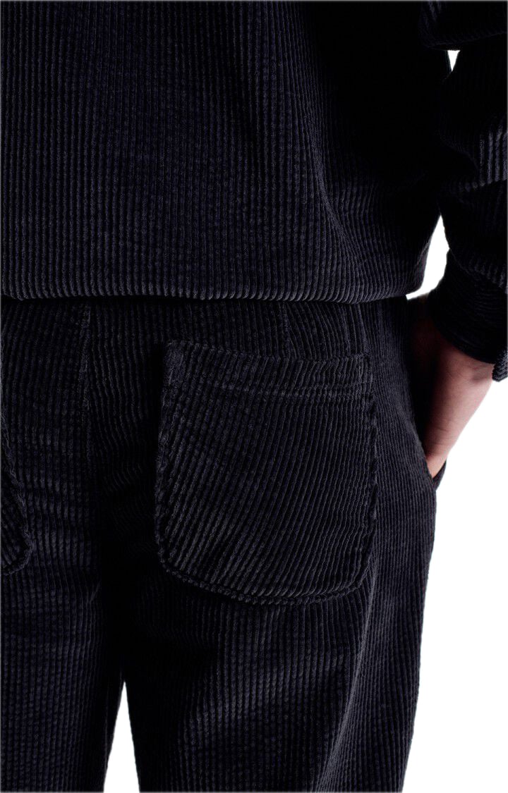 American Vintage broek velours Grijs