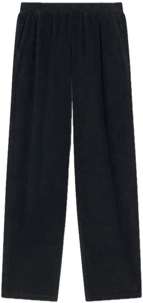 American Vintage broek velours Grijs