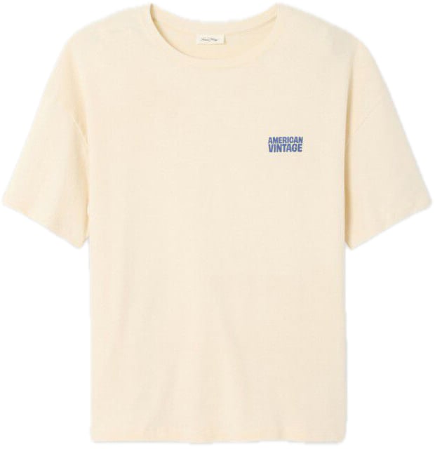 American Vintage t-shirt ecru Beige