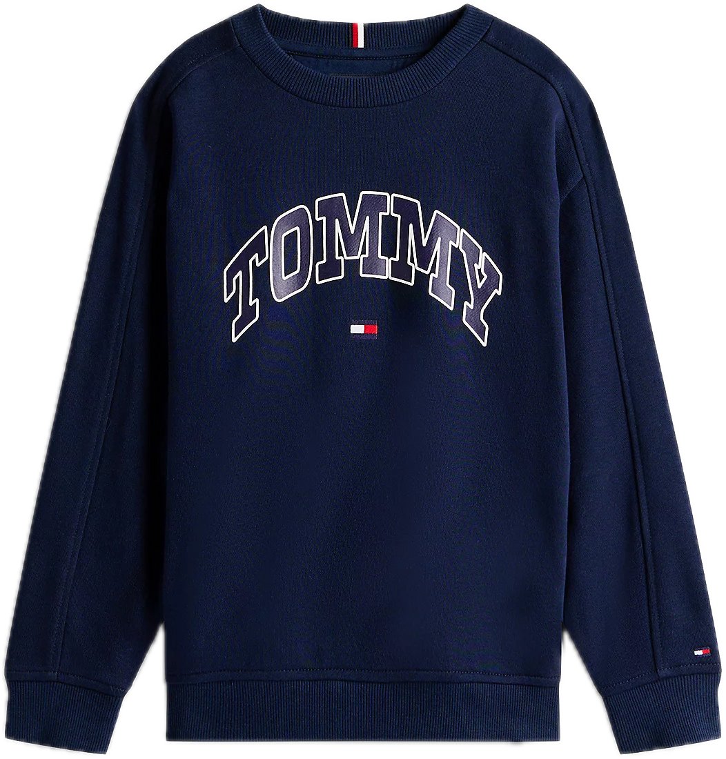 Tommy Hilfiger varsity raised sweatshirt Blauw