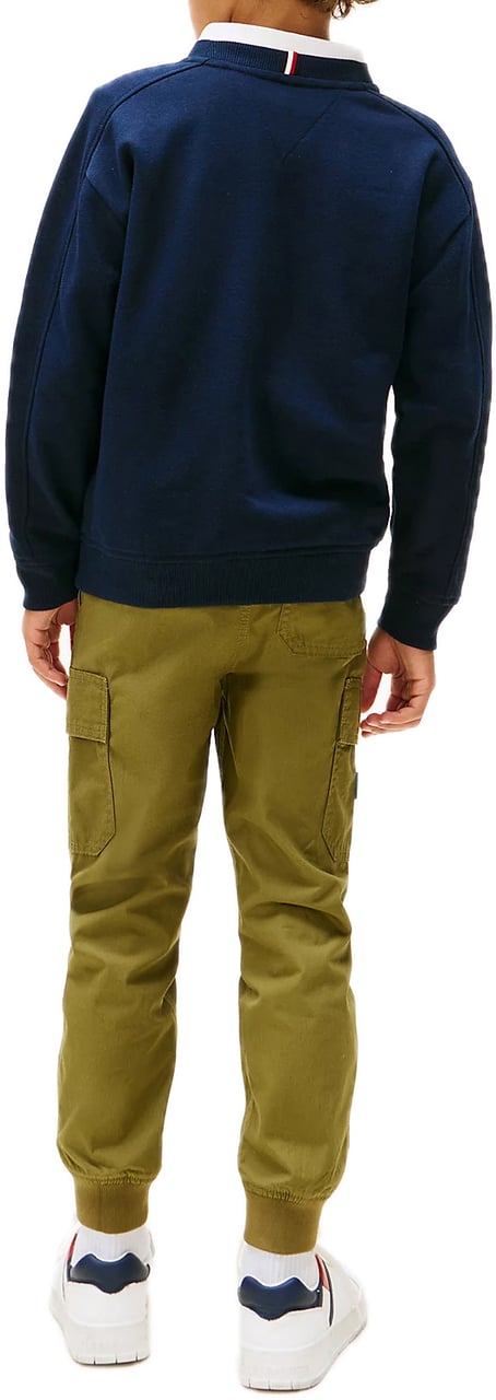 Tommy Hilfiger varsity raised sweatshirt Blauw