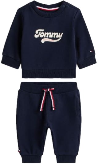 Tommy Hilfiger tommy graphic 2 piece set Blauw