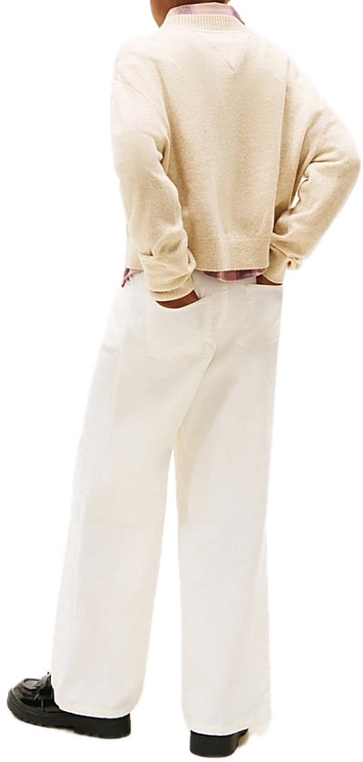 Tommy Hilfiger heart jacquard sweater Bruin