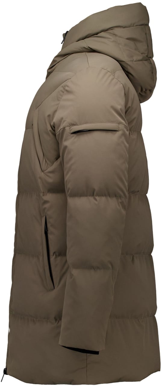 Genti Winterjacket Long Taupe Taupe