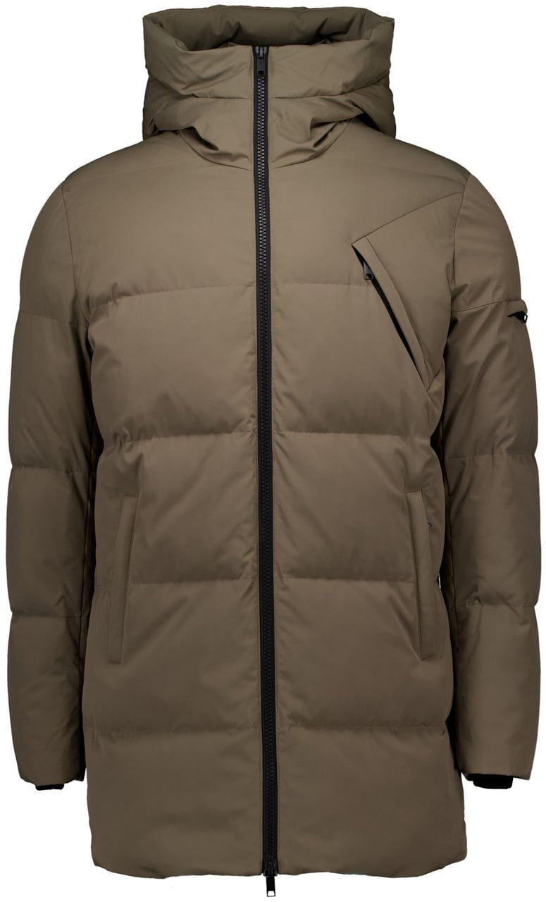 Genti Winterjacket Long Taupe Taupe