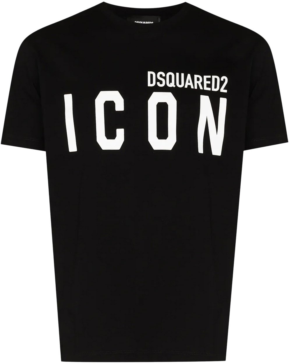 Dsquared2 Heren ICON Large T-Shirt Zwart Zwart