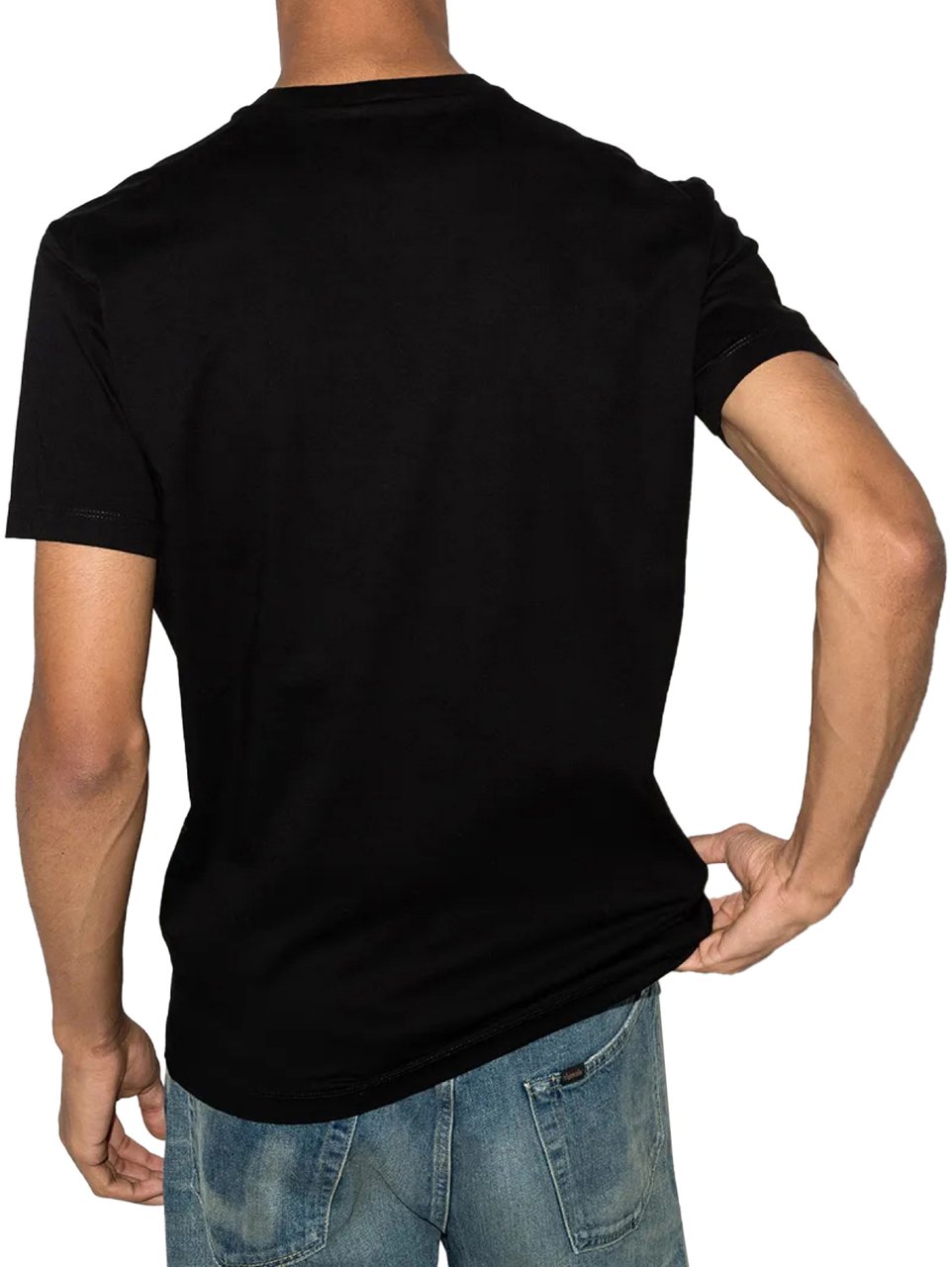 Dsquared2 Heren ICON Large T-Shirt Zwart Zwart