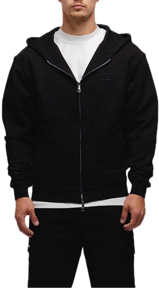 JORCUSTOM Angel Zip Hoodie Black Zwart