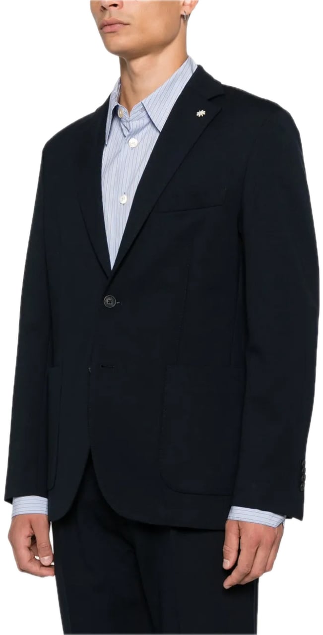 Manuel Ritz blazer blauw Blauw