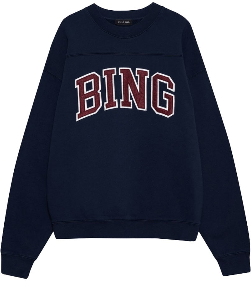 Anine Bing sweater navy Blauw