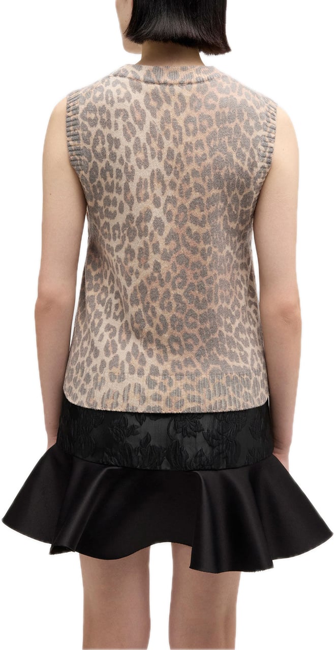 Ganni top leopard Dierenprint