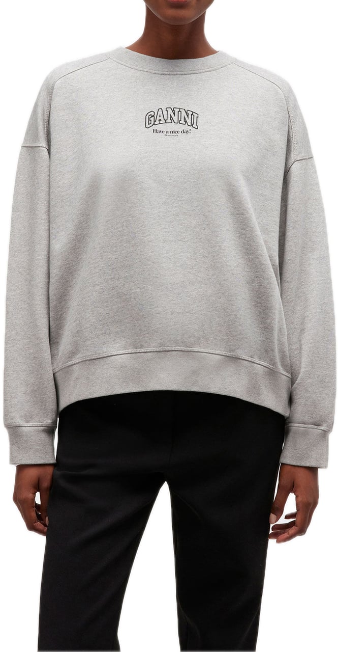 Ganni sweater grijs Grijs