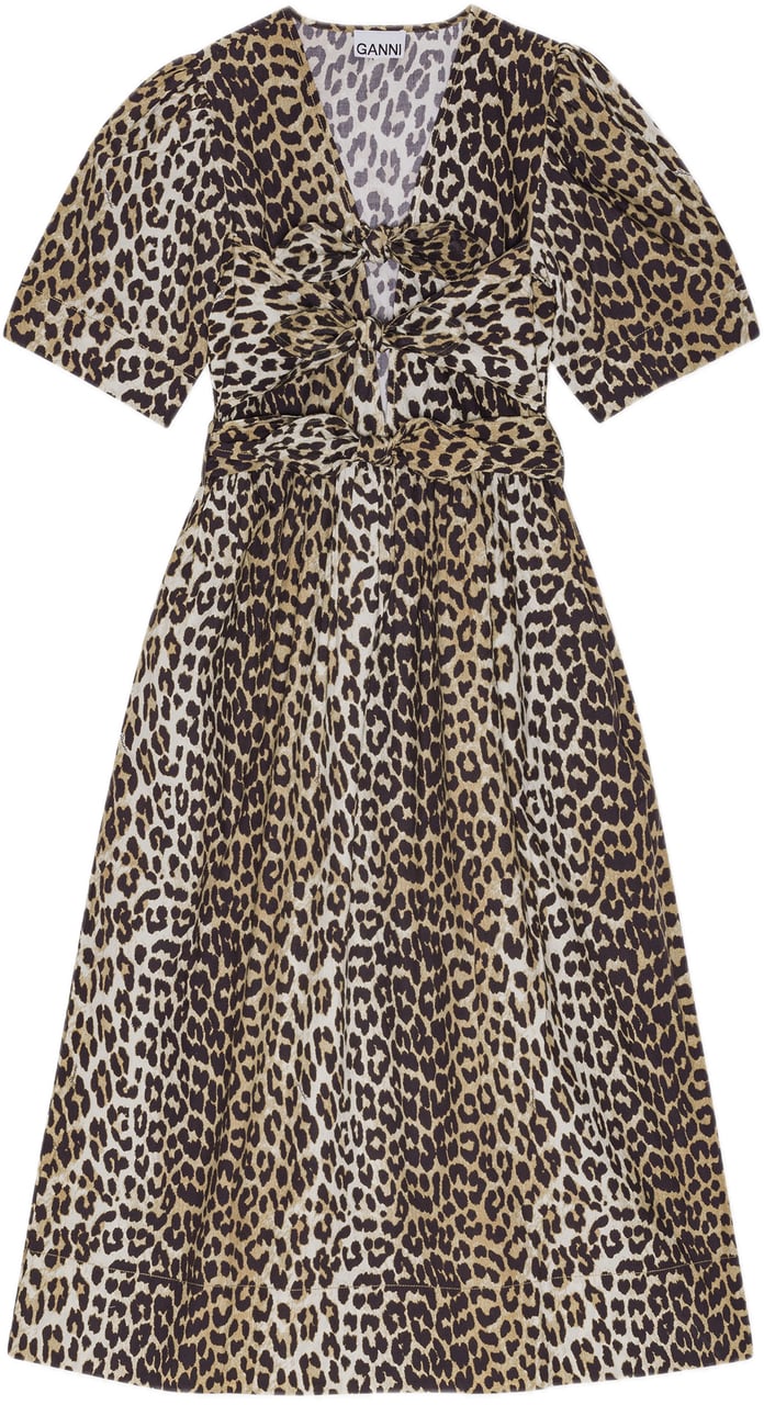 Ganni jurk dierenprint Dierenprint