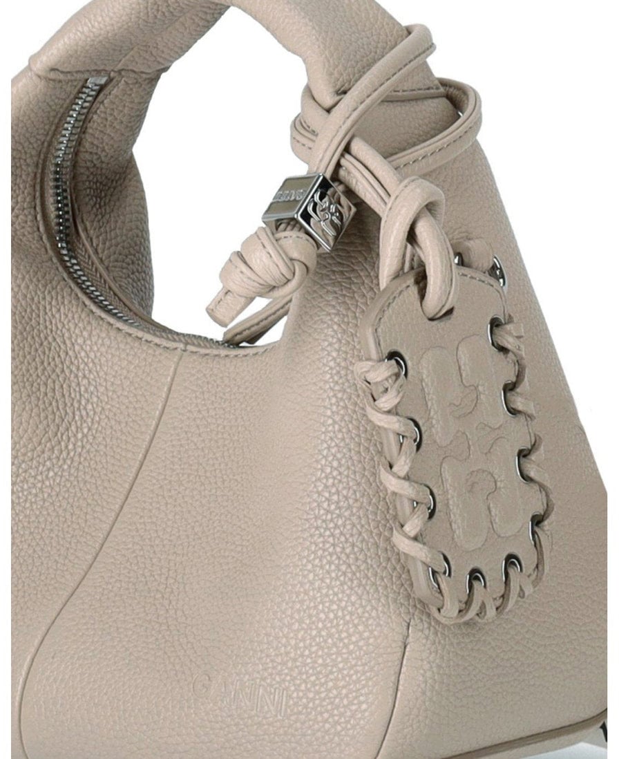 Ganni bag beige Beige