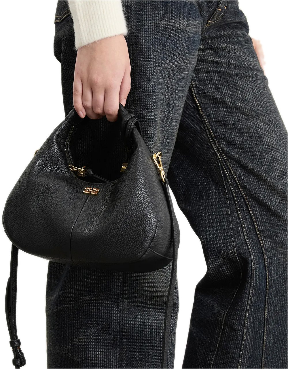 Ganni tas zwart Zwart