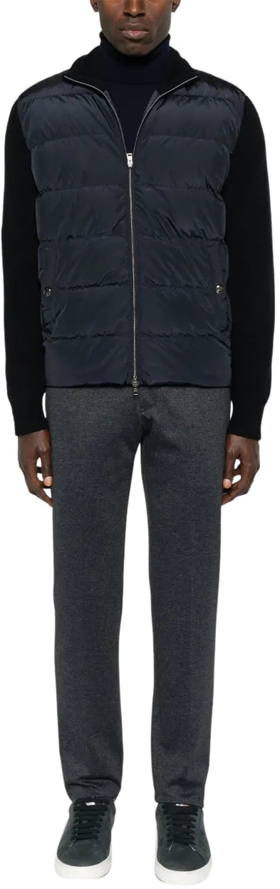 Herno Men's Knitted Jacket Blauw